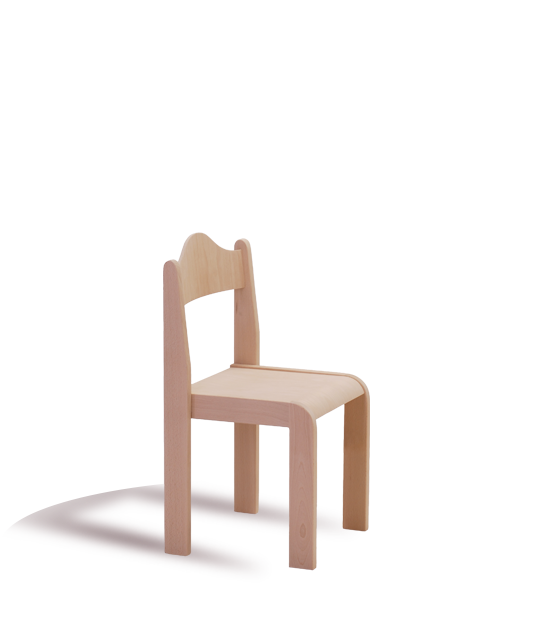 David brim wooden baby chair