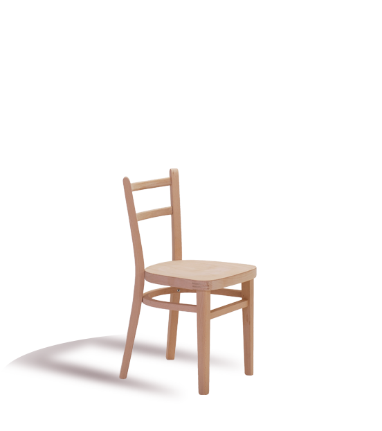 Luki light wooden chair, not just for kindergartens