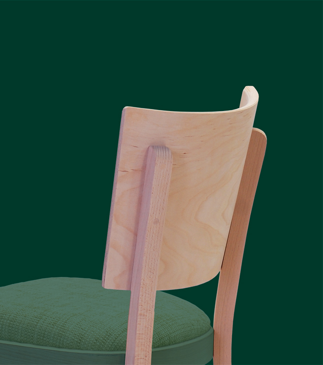 Back rest - Linetta P chairs for pubs and restaurants