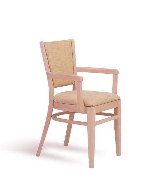Arisu P AL SRP upholstered chair with armrests