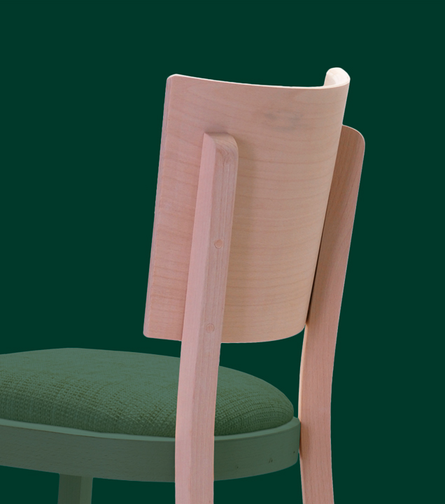 Back rest - Lineta Bar, durable bar stool
