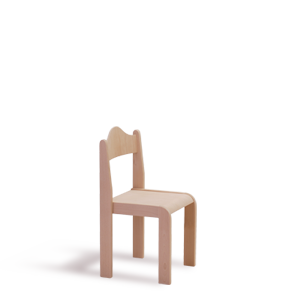 David brim wooden baby chair