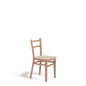 Luki light wooden chair, not just for kindergartens