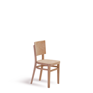 Linetta Kinder wooden chair, solid beech