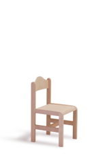 Ladik brim solid wood baby chair