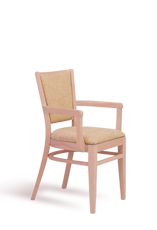 Arisu P AL SRP upholstered chair with armrests